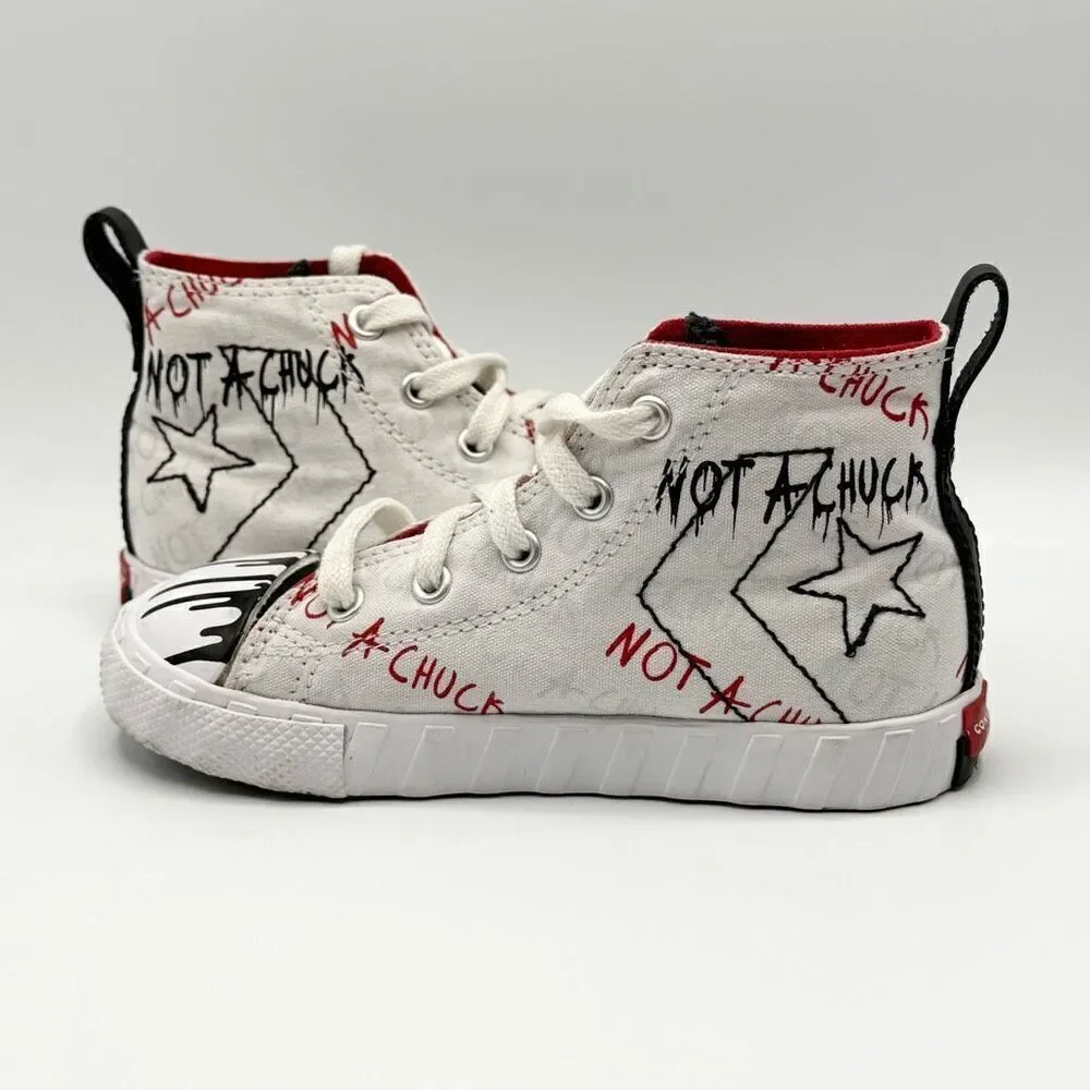 Converse Not A Chuck Paint Drip Hi Top Sneakers - Kids US 10